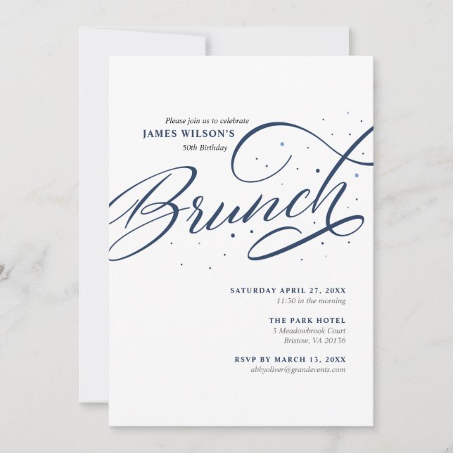 Convite de Brunch (Frente)