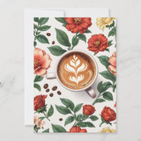 convite de brunch de aniversário floral