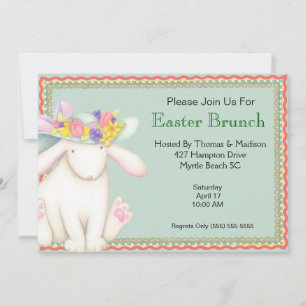 Convite de Brunch de páscoa