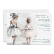 Convite de Brunch do Dia da Irmã Elegante – Arte P