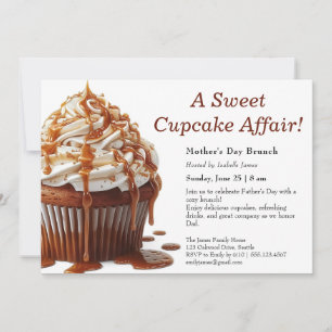 Convite de Brunch do Dia dos Pais – Cupcake Doce