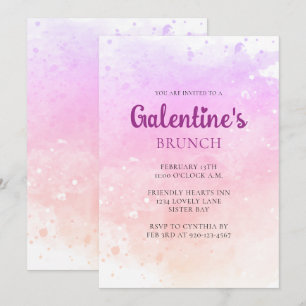 Convite de Brunch para o Dia de Galentine