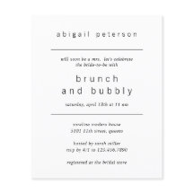 Convite de Brunch para Promoção de Orçamento de Fo