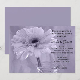 Convite de Brunch Pós-Casamento com Margarida de T