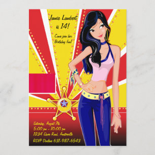 Convite de Brunette Cutie