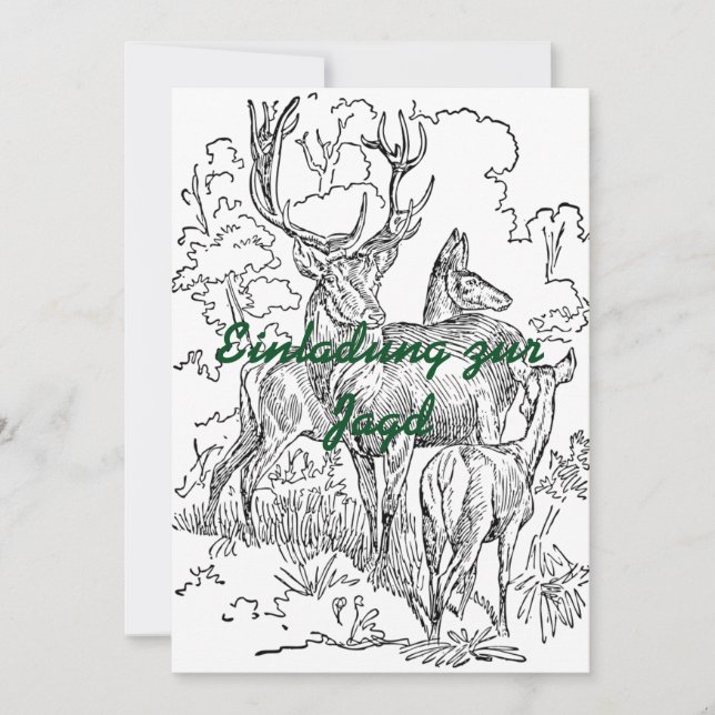 Convite de caça 1 (Frente)