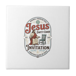 Convite de Cadeira Vazia de Jesus Convite de Cadei