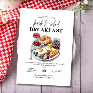 Convite de Café da Manhã de Volta às Aulas, Conheç