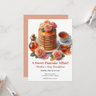 Convite de Café da Manhã do Dia das Mães – Panquec