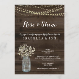 Convite de Café da Manhã no Dia Seguinte ao Casame