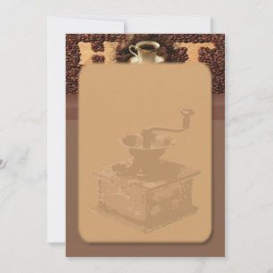 Convite De Café Torrado