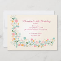 Convite de canto do Floret