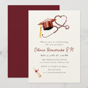 Convite de Cápsula de Graduação de Enfermagem e Es