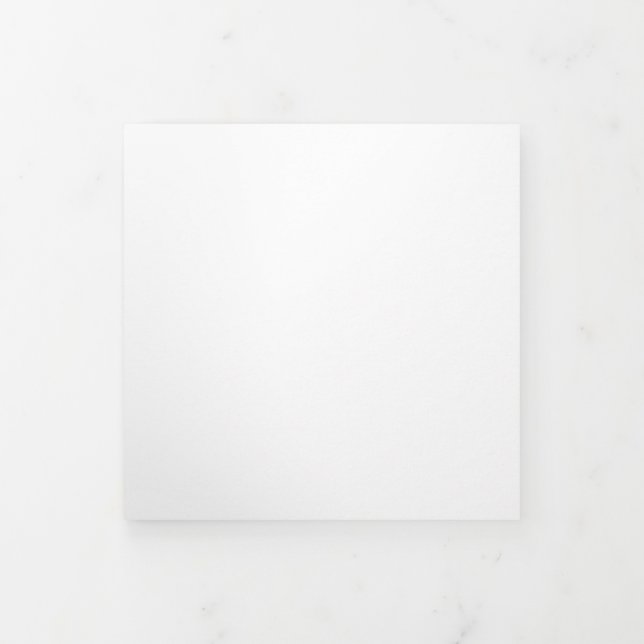 Convite de Carta Trifólio Horizontal Quadrado 5,25 (Cobrir)