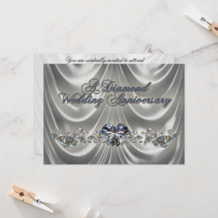 Convite de Cartão de Aniversário de Casamento de D