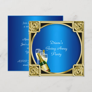 Convite de Cartão de Boas Vindas de Despedida