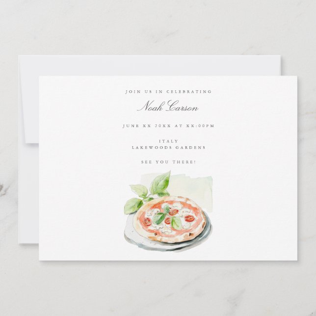 Convite de Cartão de Despedida de Solteiro em Aqua (Verso)