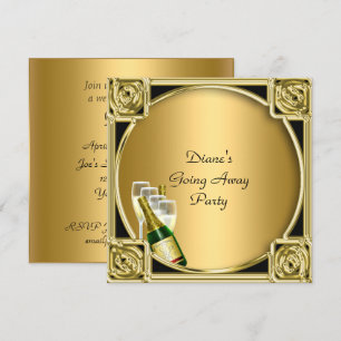 Convite de Cartão de Festa de Despedida Tchau