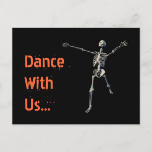 Convite de Cartão Postal de Festa Halloween