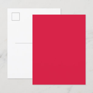 Convite de Cartão Postal Personalizado Vermelho Es