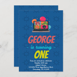 Convite de Cartoon Online para Escolas de Crianças