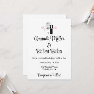 Convite de Casal Noiva & Noivo