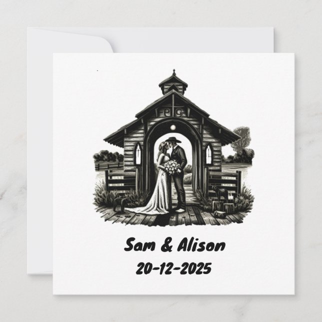 Convite de casamento (Frente)