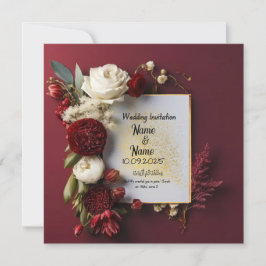 Convite de casamento