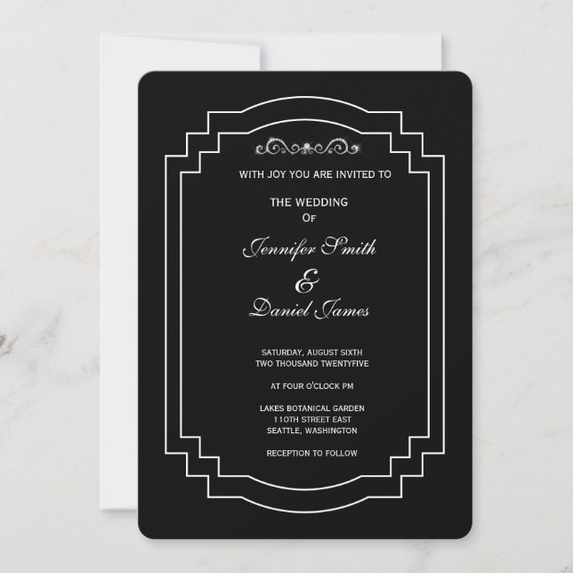 Convite De Casamento (Frente)