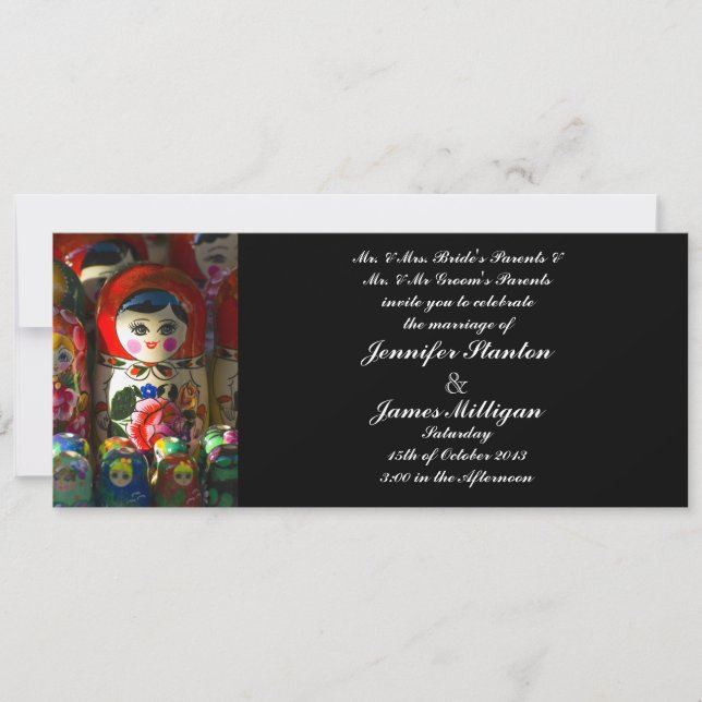 Convite de casamento (Frente)