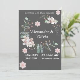 Convite de Casamento