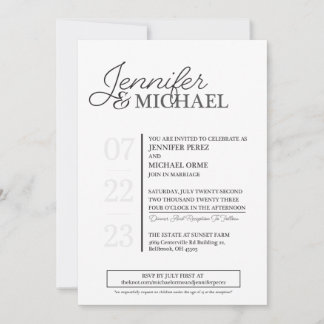 Convite De Casamento
