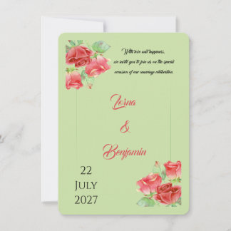 convite de casamento