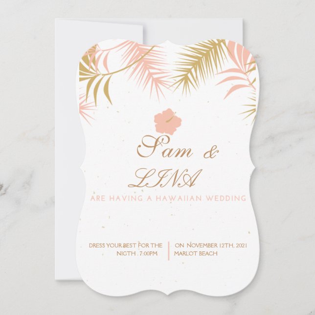 Convite de casamento (Frente)