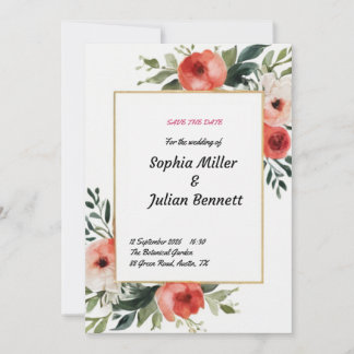 convite de casamento