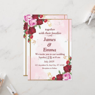 Convite de casamento