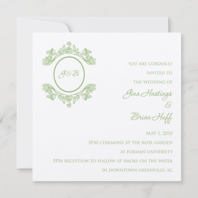 Convite de casamento (Frente)