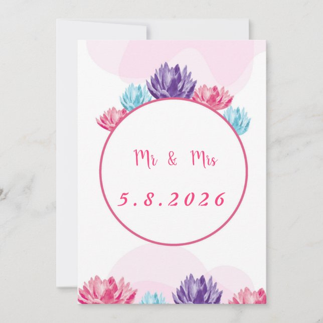 Convite de casamento (Frente)