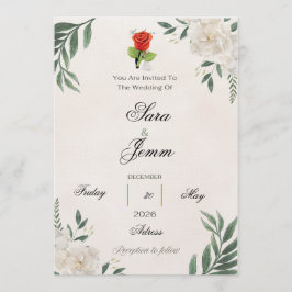 Convite de Casamento