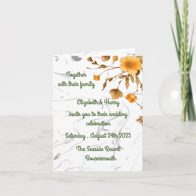 Convite De Casamento (Frente)