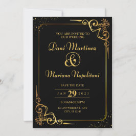 Convite de casamento