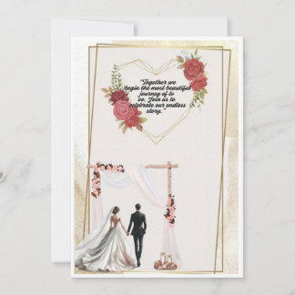 convite de casamento