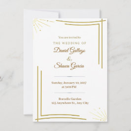 convite de casamento