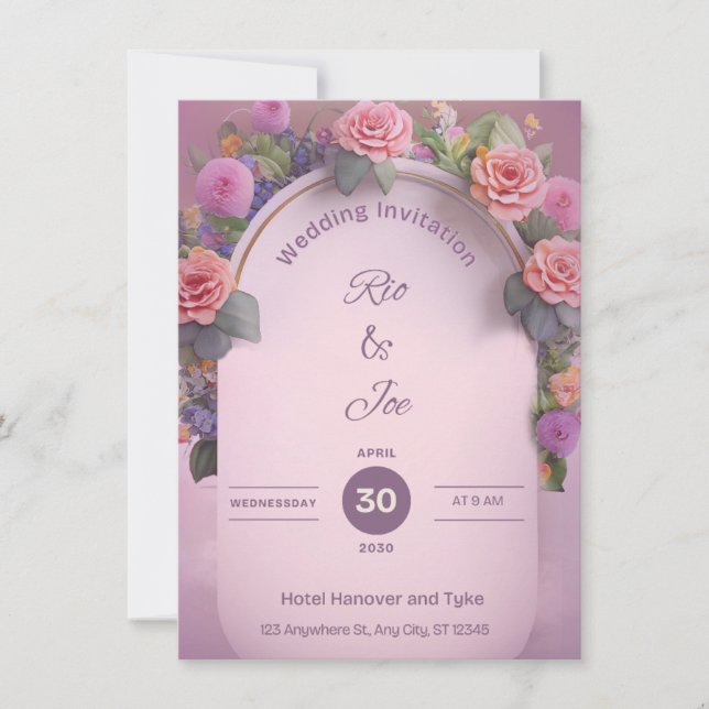 CONVITE DE CASAMENTO (Frente)