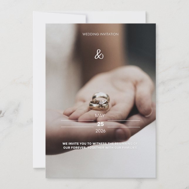 Convite de casamento  (Frente)