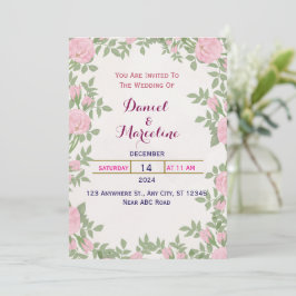 Convite De Casamento