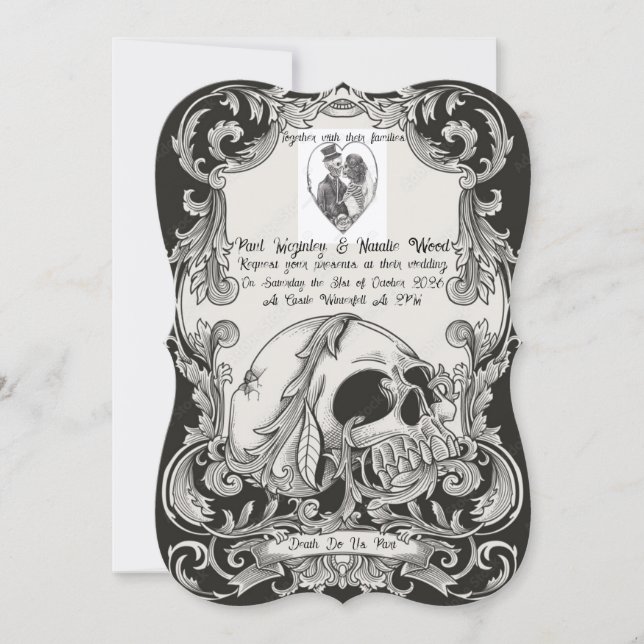 convite de casamento (Frente)