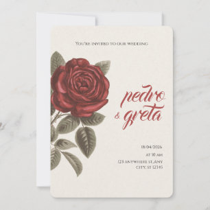 convite de casamento