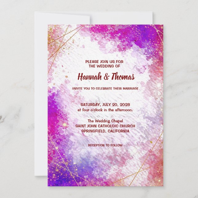 Convite de Casamento (Frente)