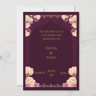 convite de casamento